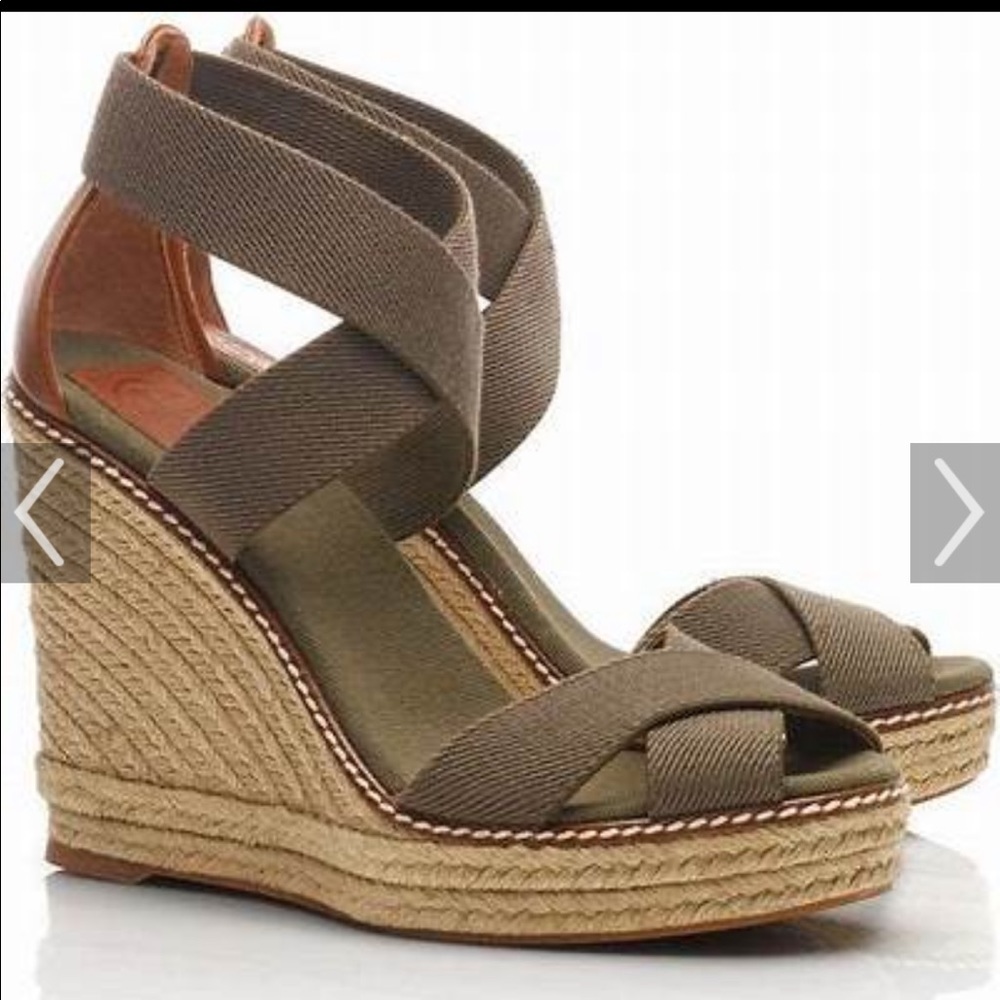 Tory Burch “Adonis” Wedge Espadrille
